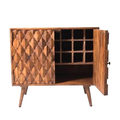 Wooden Bar Cabinet Mango wood