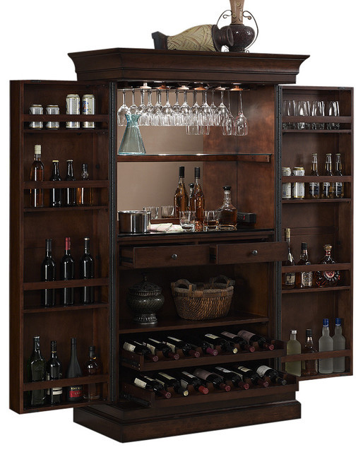 Wood Modern Bar Cabinet