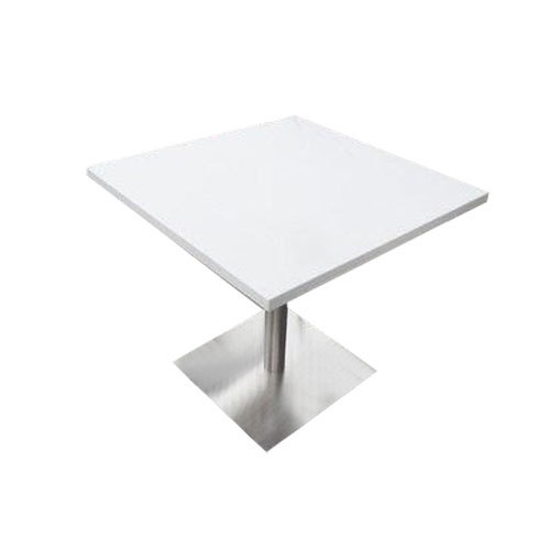 White Square Cafeteria Table