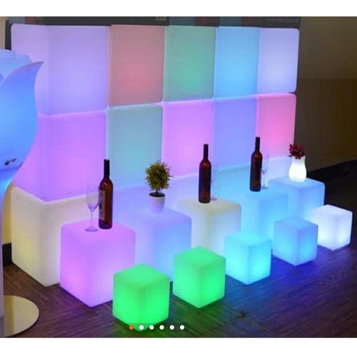 Plastic LED Bar Cube, For Bar, Nightclub, Battery Working Hrs: 12-14 Hrs