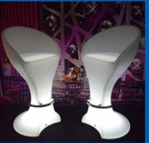 12 Vots Led Lit Bar Stools, Model Name/Number: BSLIT101, Size: Seat 30 Inch From Ground Aorox