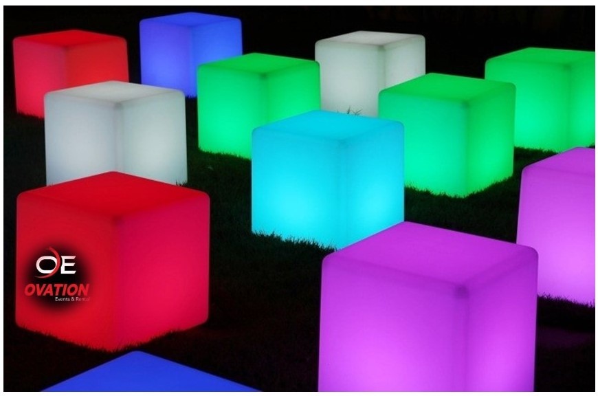 Multicolour LED Cubes