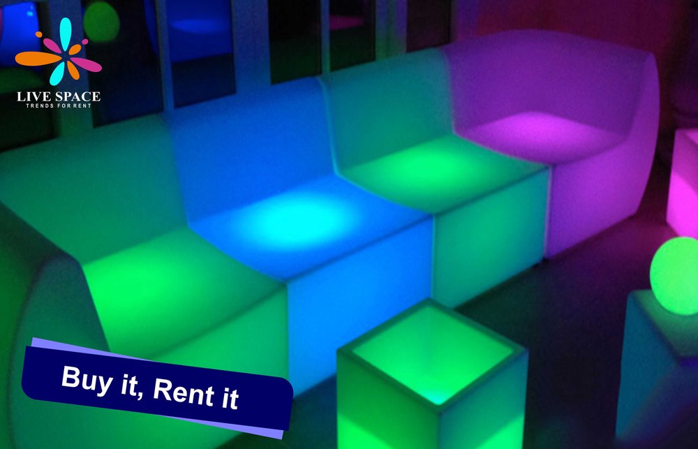 Led Sofa Rechargeable With Remote