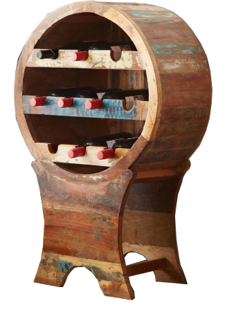 Shri R B Export Reclaimed Wine Bar, Size: Standard