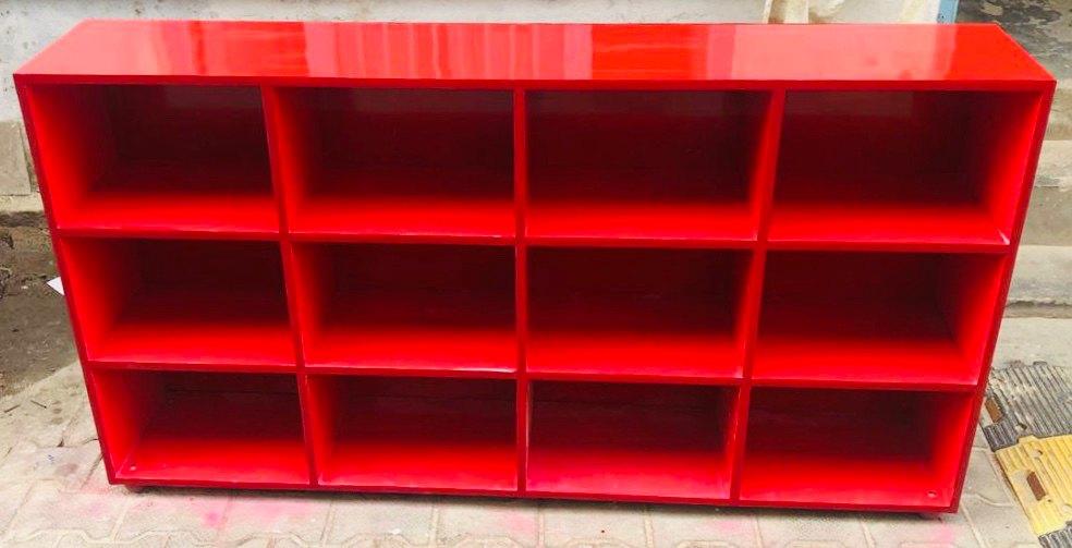 Red Wooden Rack