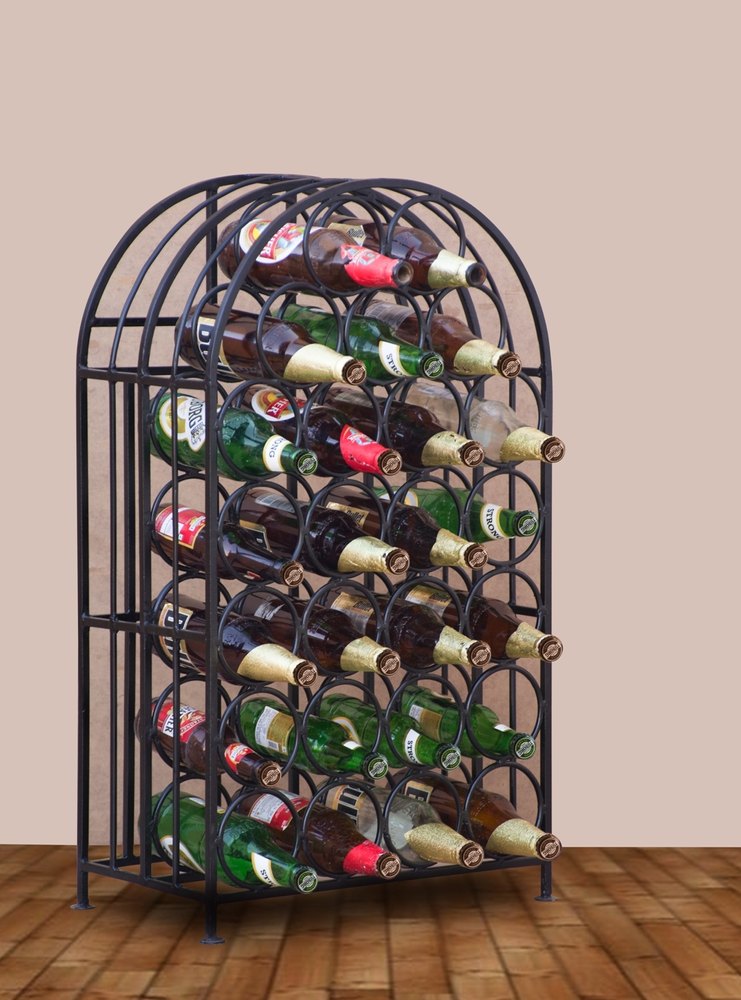 Furniselan Iron Wine Rack