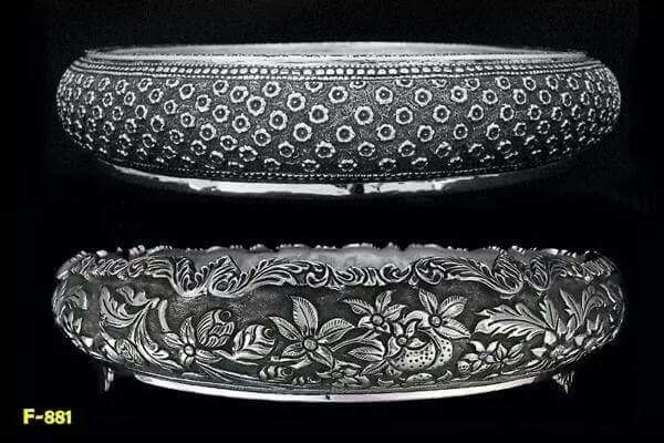 Metal Silver Pooja plate, For Home, Shape: Rectangle