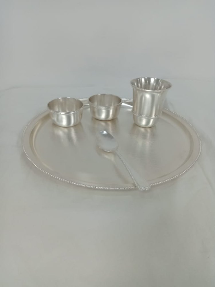 Silver Dinner Set, Size: 13 Inch