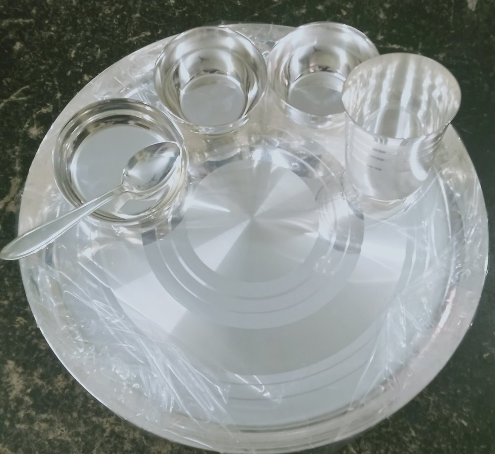 Silver Plated Thali Dinner Set