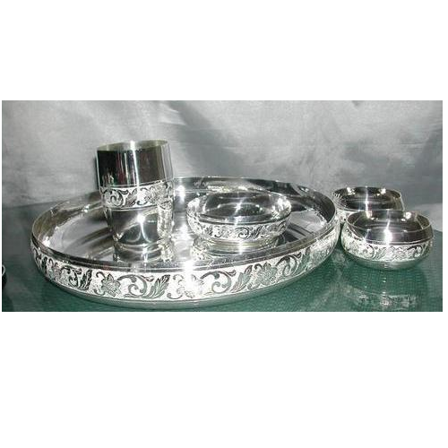 Silver plated dinner set