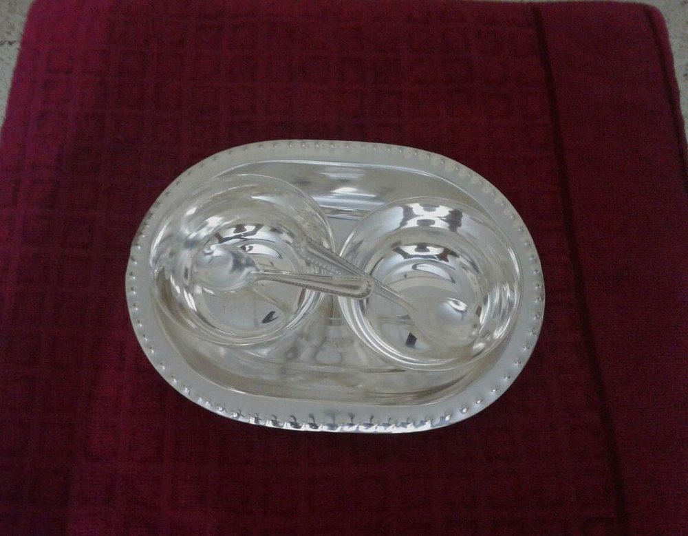 SS Bowl Tray Set, For Home