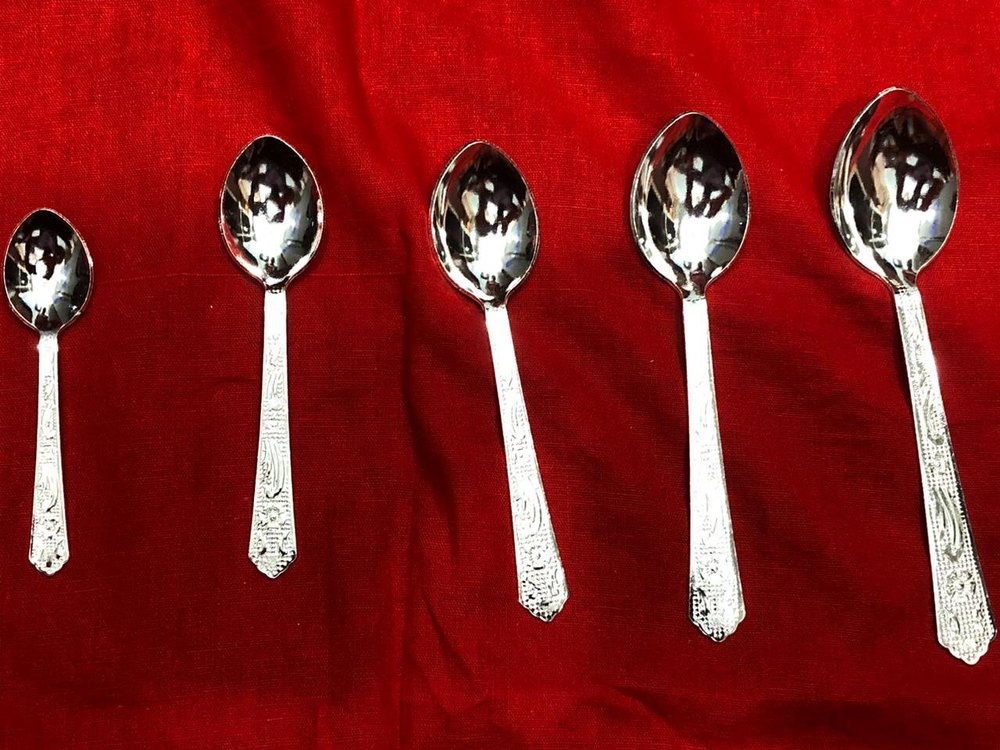 Silver Spoon Set, For Kitchen