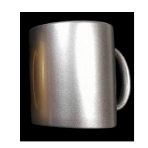 Available in Silver, Gold Silver Coffee Mug, Size: 11oZ