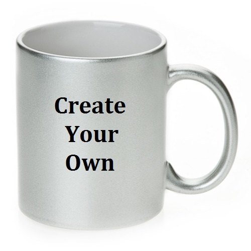 Silver Coffee Mugs for Event, Size: 11OZ