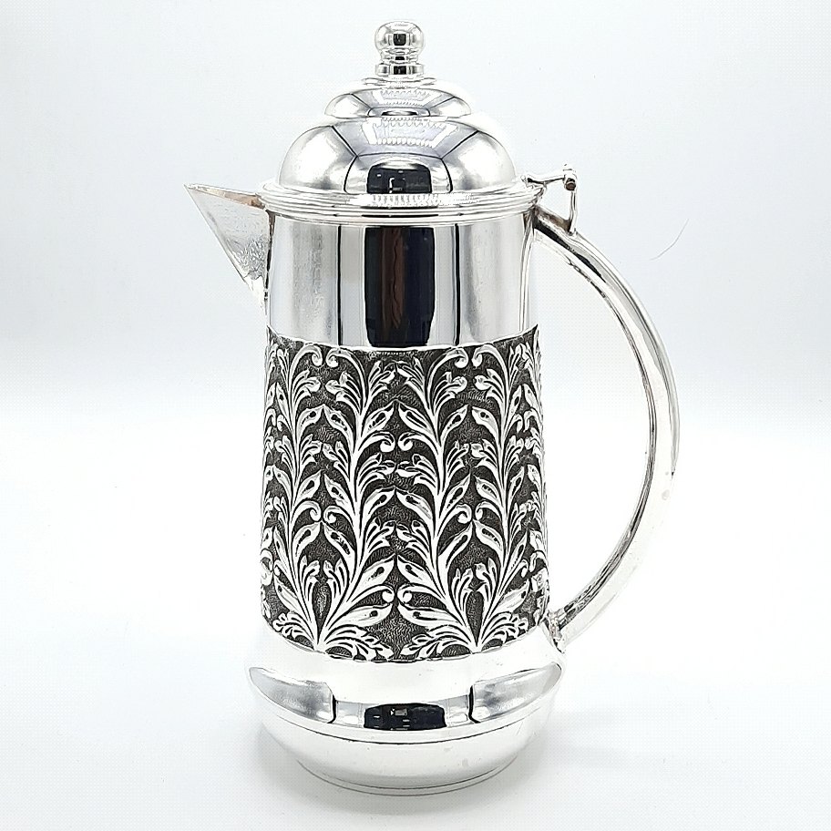 Polished 925 Sterling Silver Antique Jug, Size: 10.5 X 6 Inch