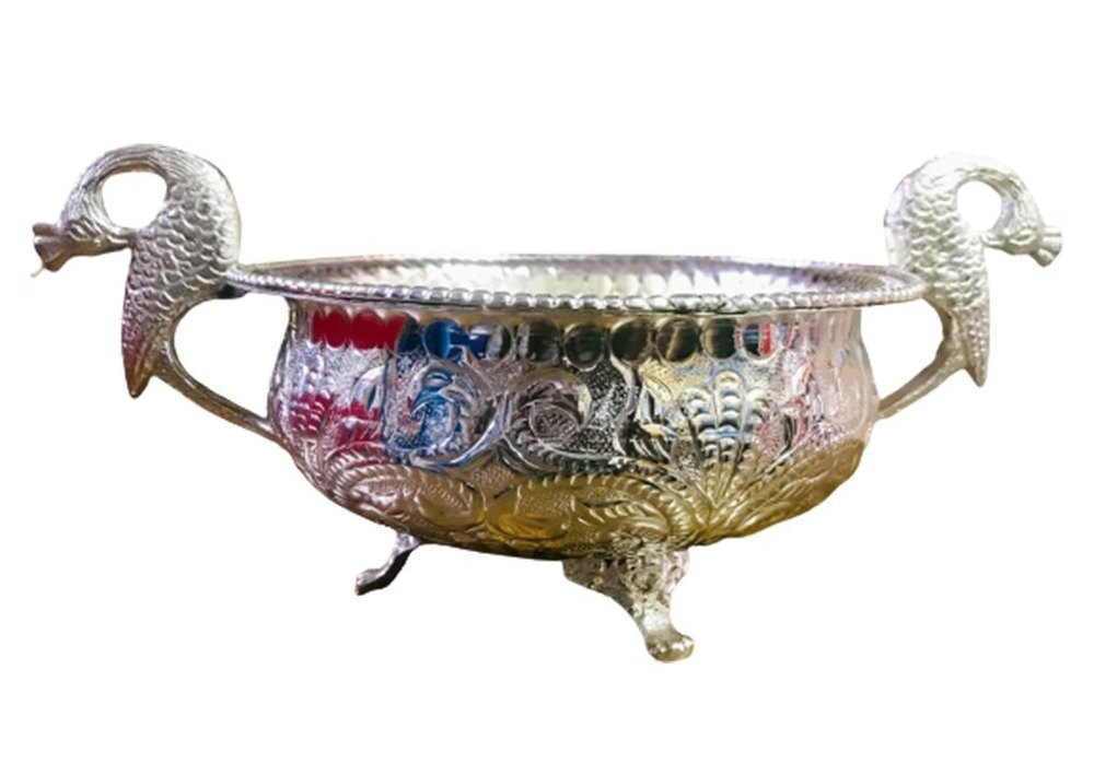 Silver Urli Bowl, Size: 10 Inch