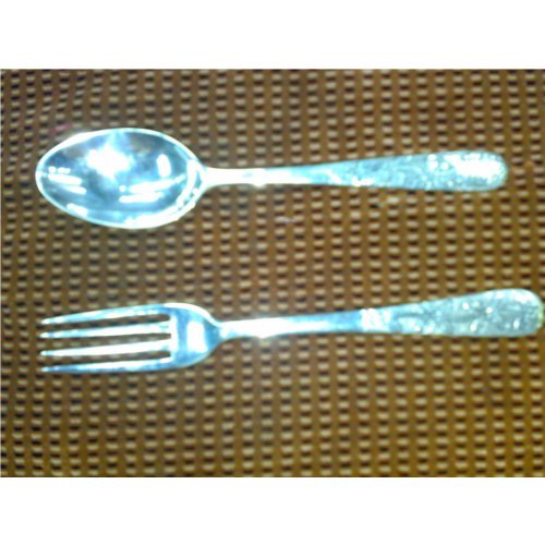 German Silver Spoon & Fork