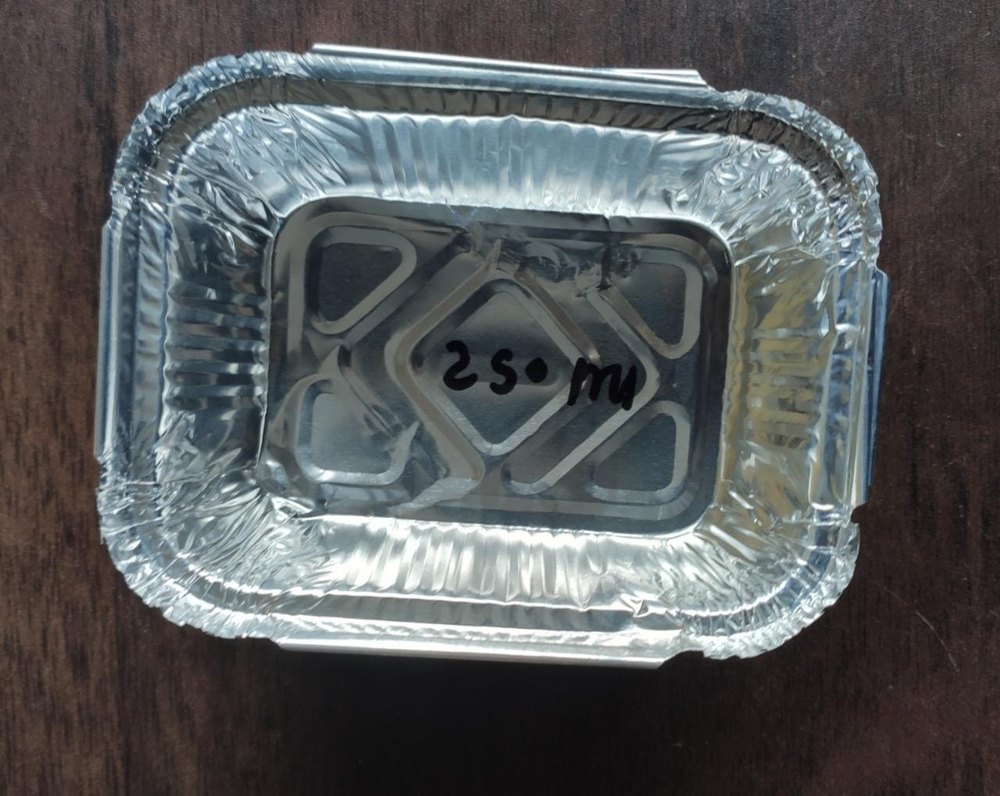 Rectangle Disposable Silver Containers 250ml