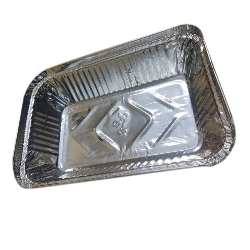 Water Based Latex Disposable Silver Foil Container, Size: 750 ml