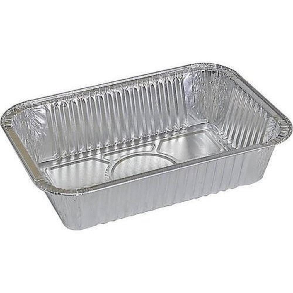 Rectangular Silver Foil Container