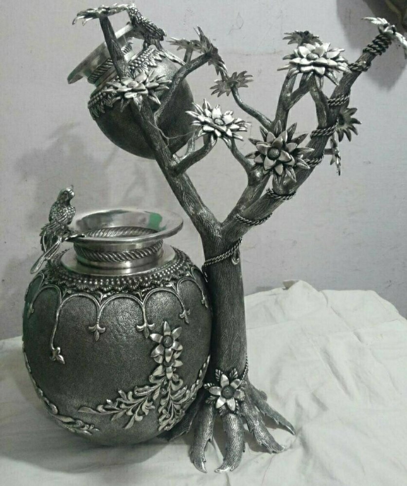 Oxidised Tree Designer Silver Handicrafts