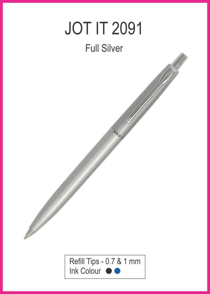 Full Silver Ballpoint Pen