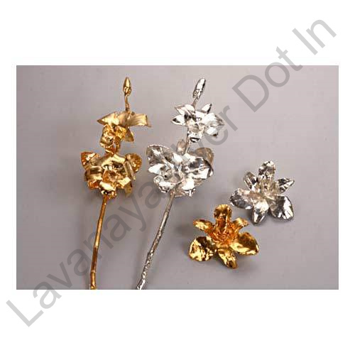 Silver & Gold Plated Orchid