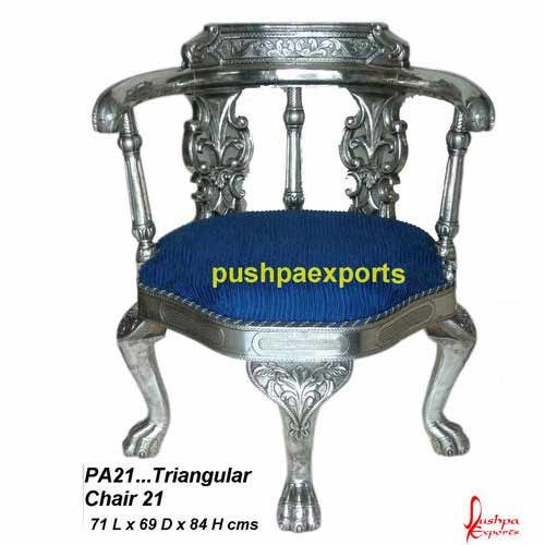 Silver Round Chair