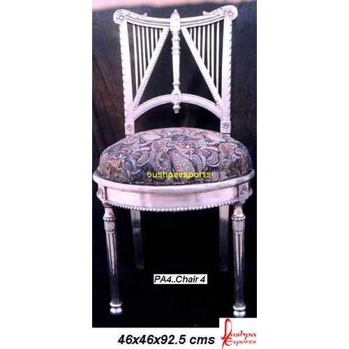 Silver Carving Chair