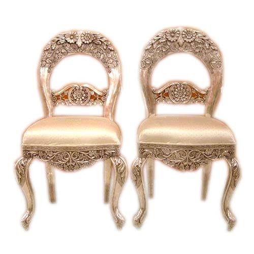 Silver Inlaid Chairs