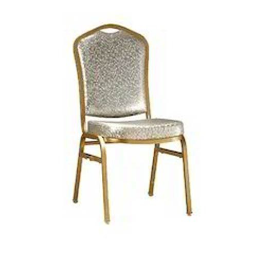Rectangular Gold Silver Chair