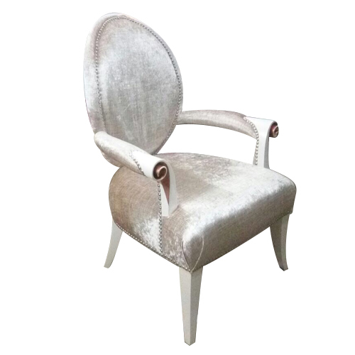 Velvet Silver Designer Chair