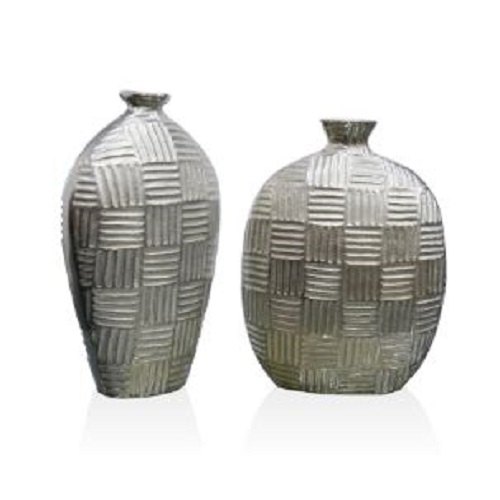 4120 Silver Vases