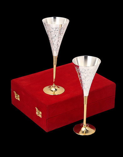 Wine Goblets/Silver Plated Wine Glass