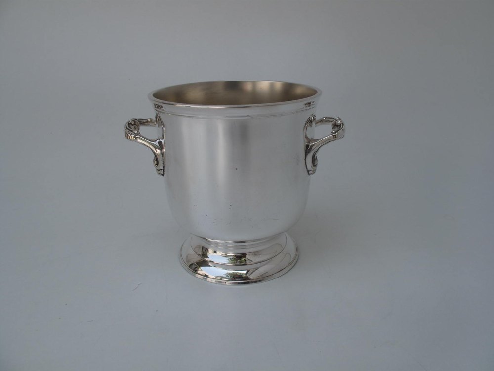 Seventh Element Silver Plated Ice Bucket