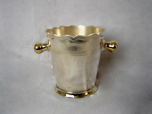 Bhatia Sons Silver Plated Ice Bucket