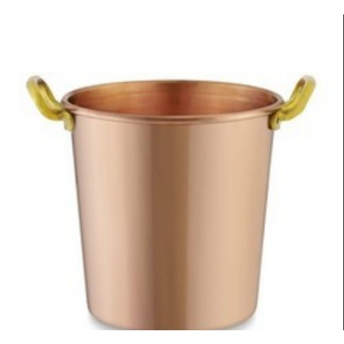 Rengvo Brown Copper Ice Bucket, Packaging Type: Box, Size: 21 Cm