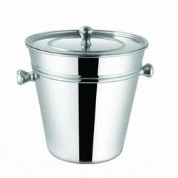 Savoy Silver Plate Round Ice Bucket