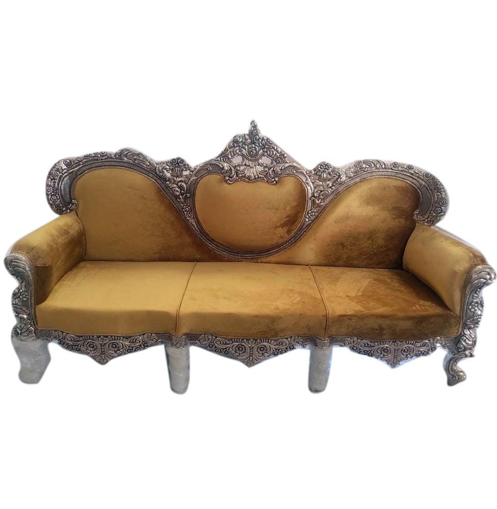 Standard 1 Silver Coated Sofa, For Home