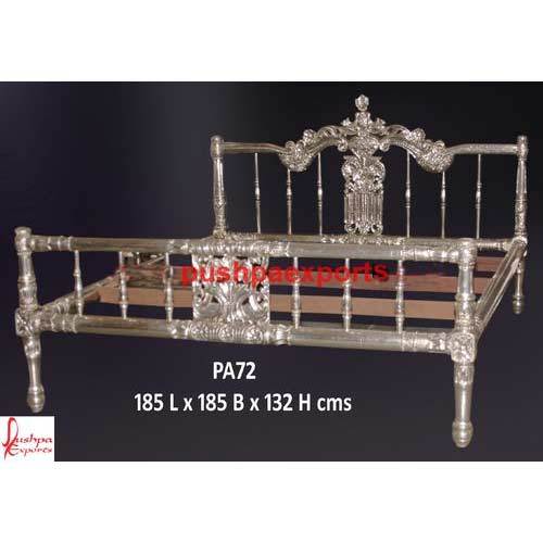 Carving Silver Bed