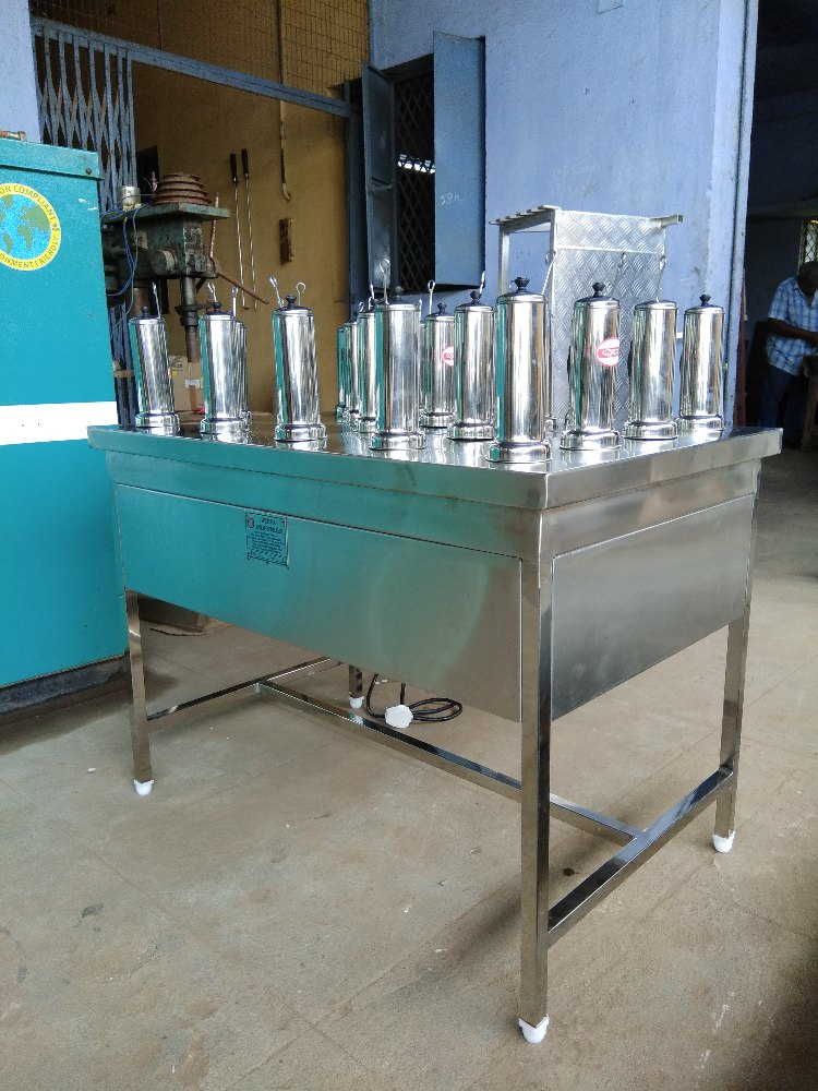 4 Pieces Stainless Steel commercial electric put maker, For Hotel/Restaurant