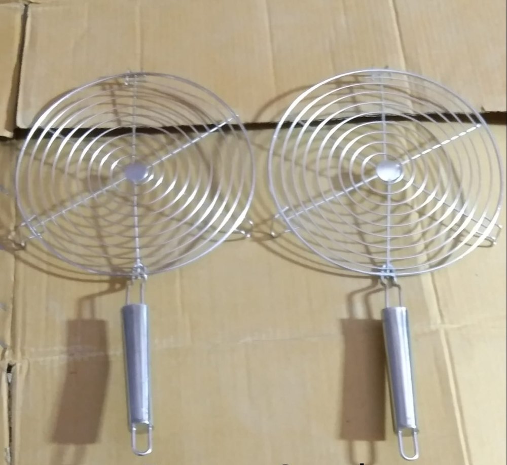 2 Pieces Round Stainless Steel Roaster, For Home, Size: 12 cm