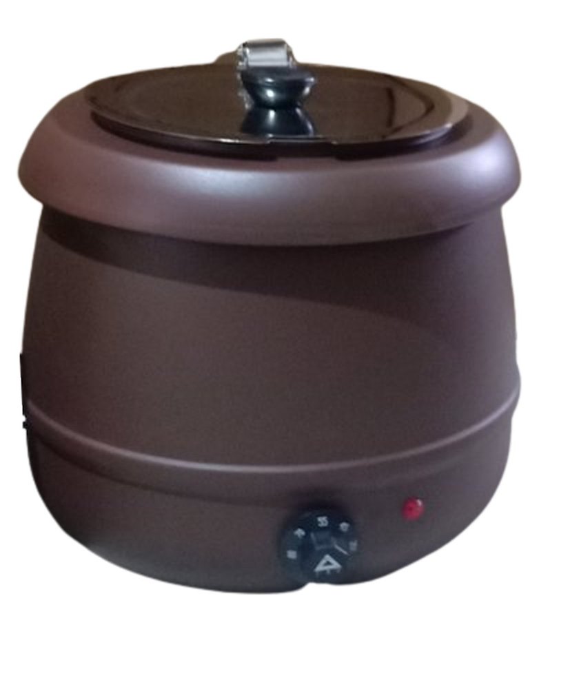 Stainless Steel Brown Electric Soup Pot, For Hotel