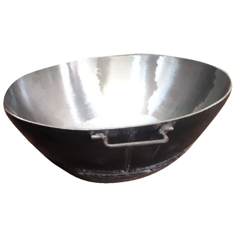 Mild Steel Round Mawa Making Kadhai, For Home, Hotel And Restaurant, Capacity: 50L