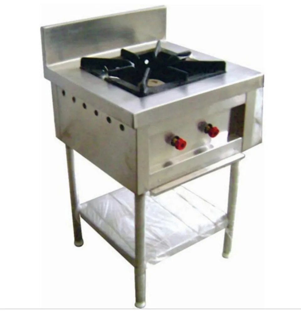 Stainless Steel Single Burner Gas, Model Name/Number: Mbs Kitchen Equipments