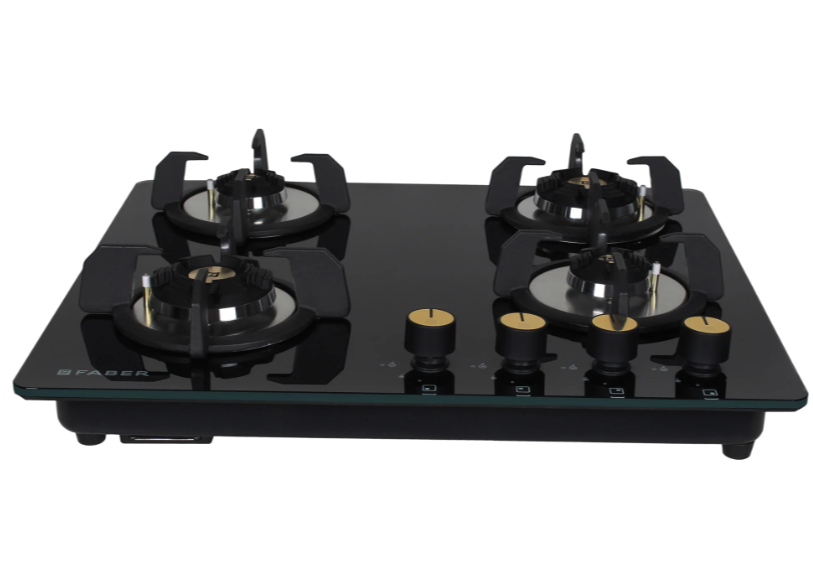 Glass Top Gas Stove, For Home