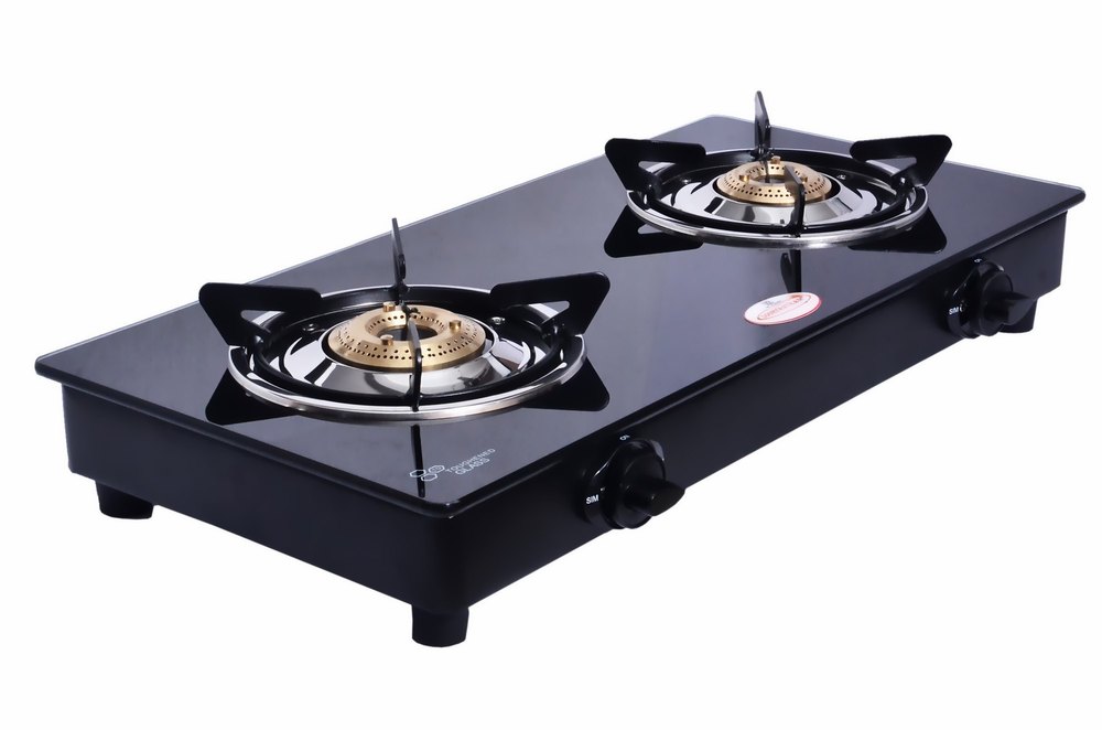 2 BURNER PEAR GLASS TOP, For Kitchen, Model Name/Number: SY-2B-202GT