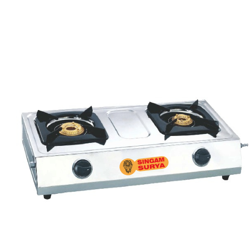 Singam Surya Lpg Stove, Stainless Steel