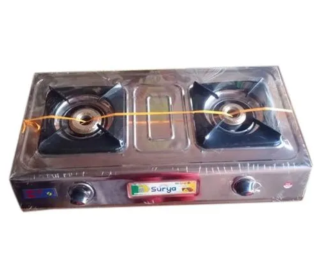 Surya Gas Stove, Stainless Steel