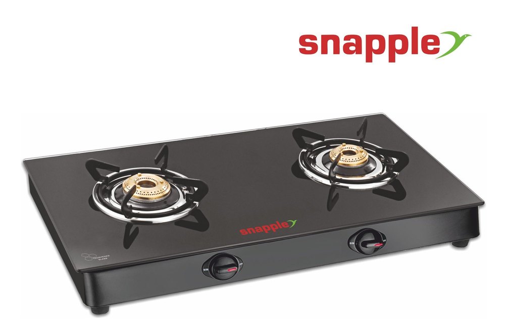 Snapple Black Marble Two Burner Gas Stove